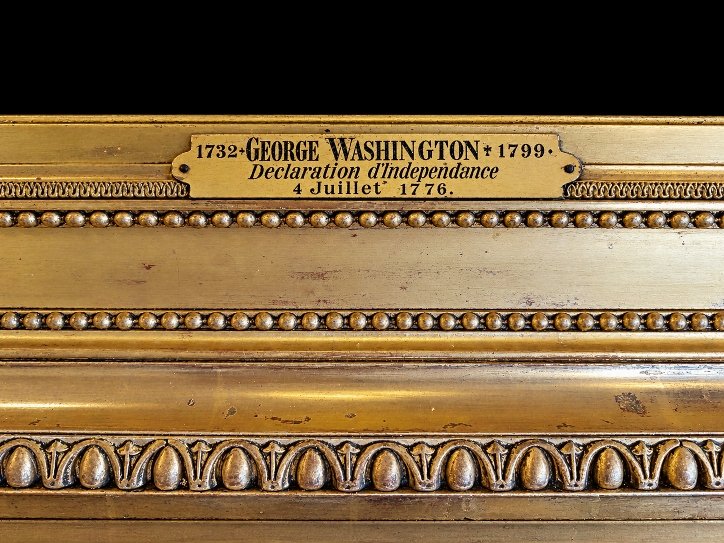 Portrait de George Washington signé Armand-Dumaresq (daté 1878)-photo-2