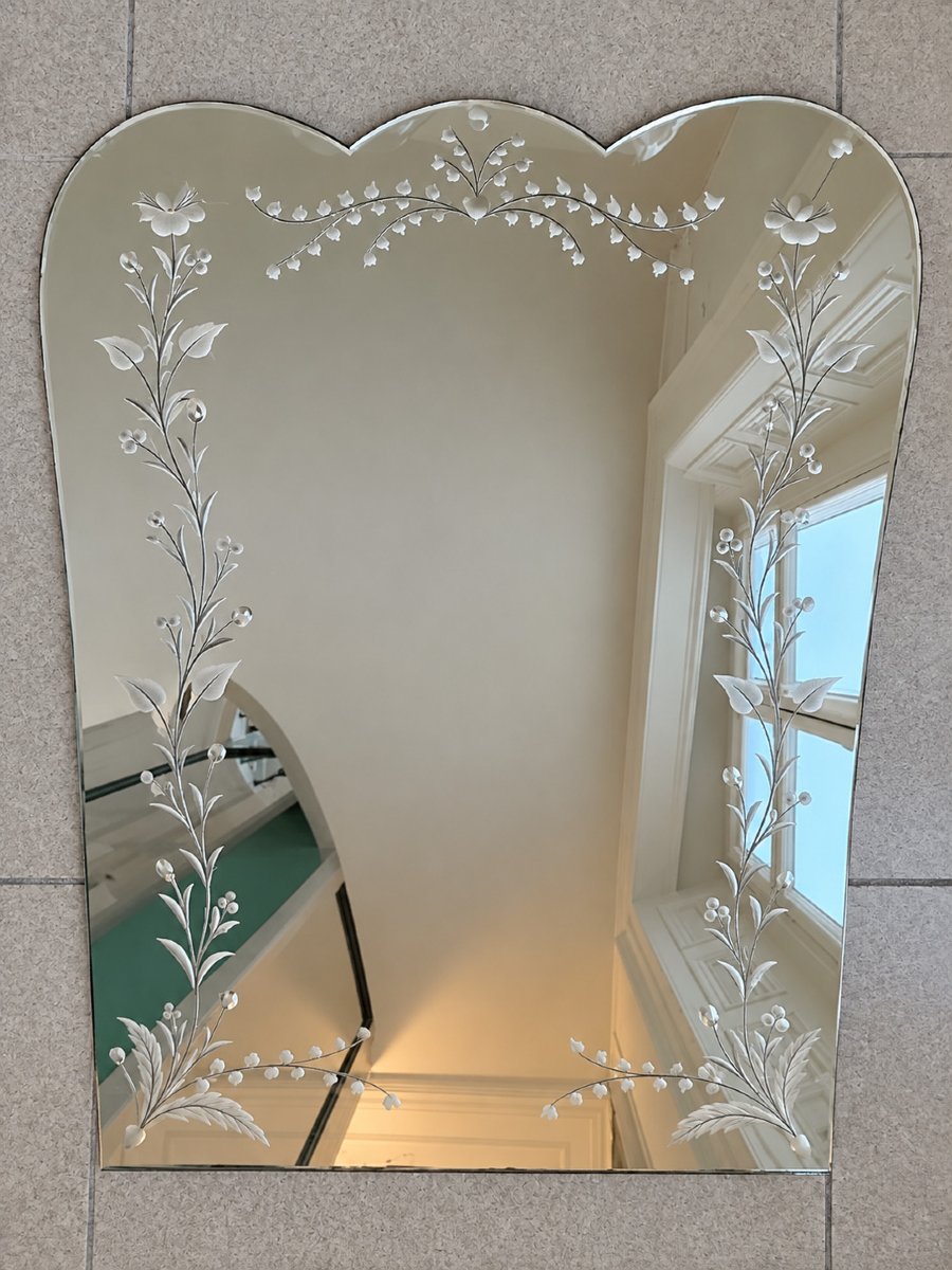 Miroir de table en verre de Venise-photo-2