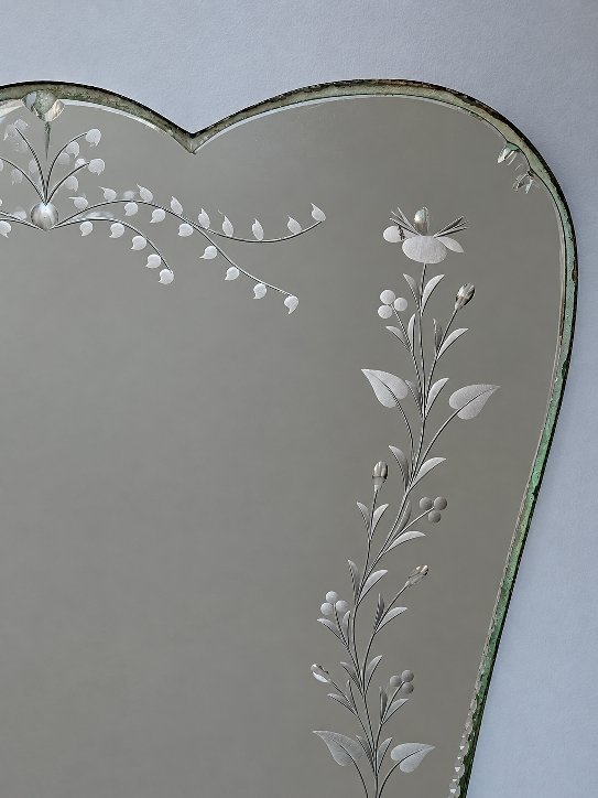 Miroir de table en verre de Venise-photo-3