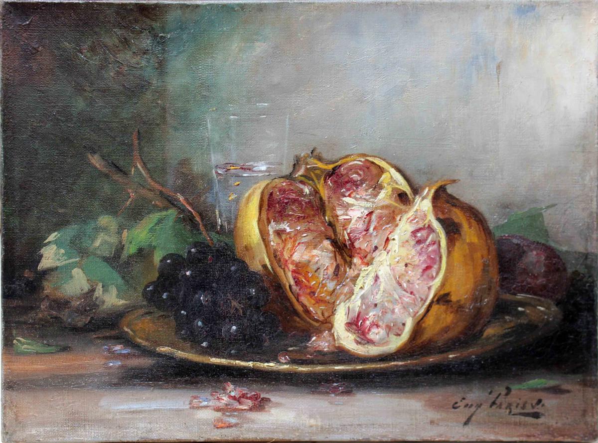 Eugène-ferdinand Parisy (1849-1916) Oil On Canvas Signed