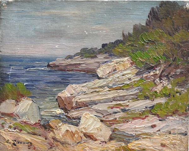 Clovis Terraire (1858 - 1931) '' Mediterranean Landscapes ''