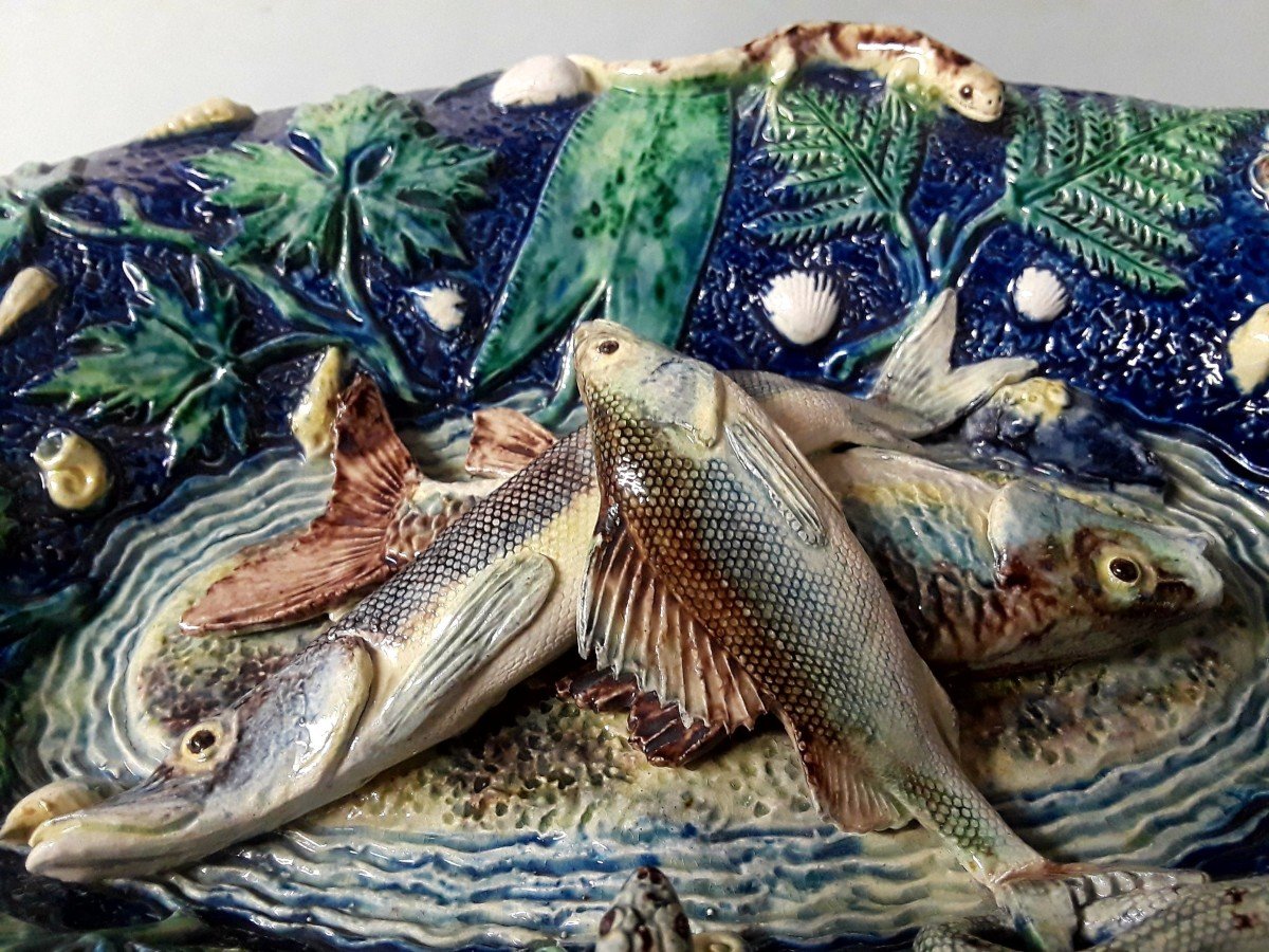 Suiveurs de Palissy “trompe-l’oeil” par Victor Barbizet (1808-1884)-photo-2
