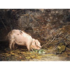19th Century French School ''pig''