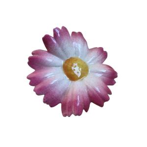 Majolica - Bouquetière d'applique murale en barbotine de Jérôme Massier Fils (circa 1890)