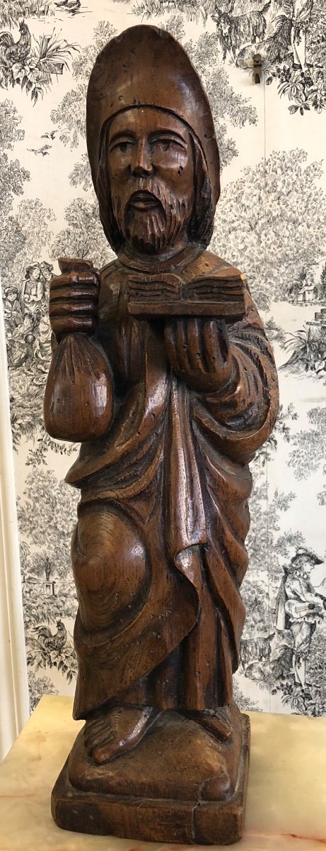 Statuette En Bois Sculpté