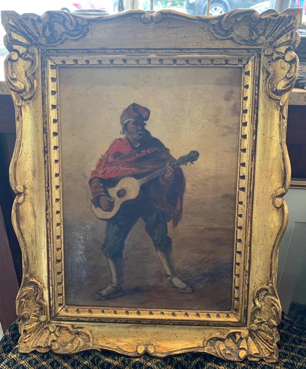 Beautiful Oil On Canvas Signed “e.tirel 1904”