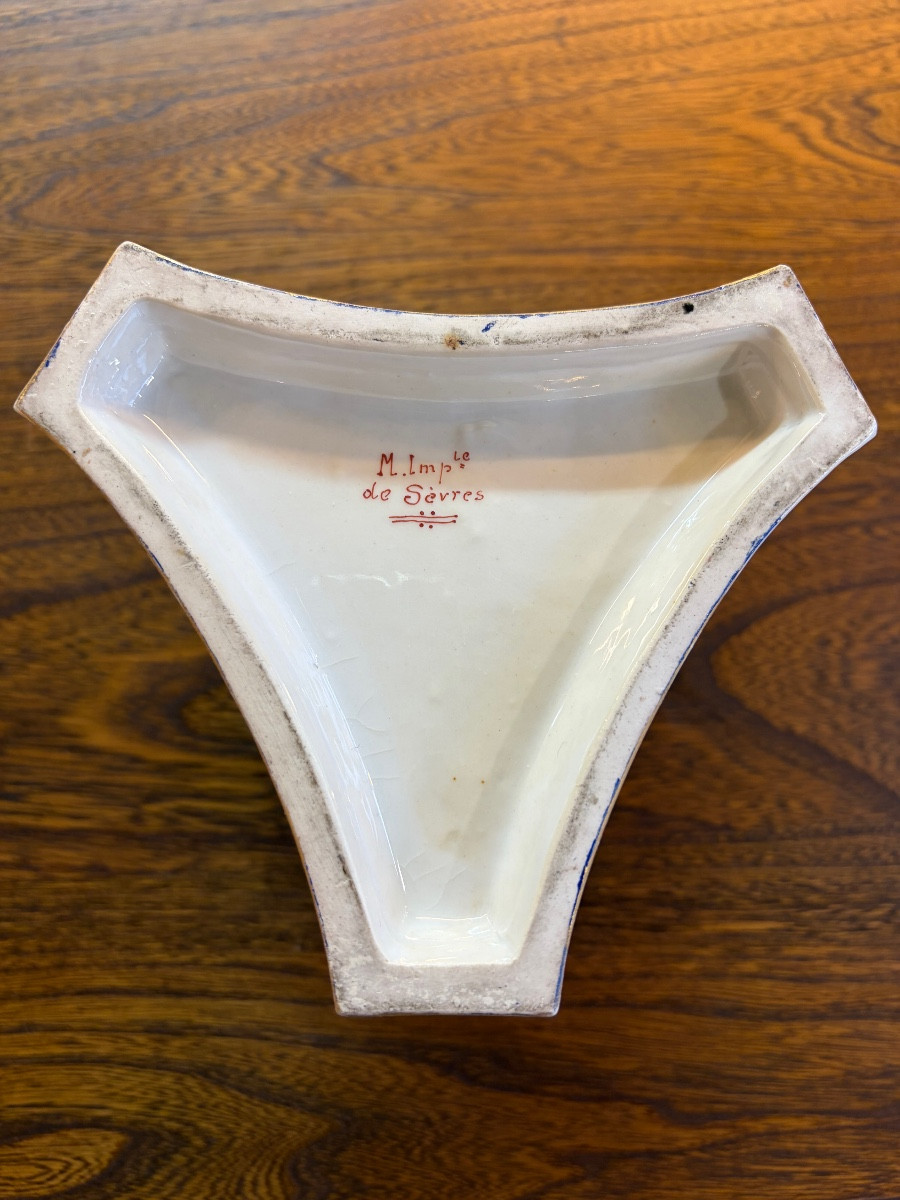 Pot pourri en porcelaine dans le goût de Sèvres -photo-3