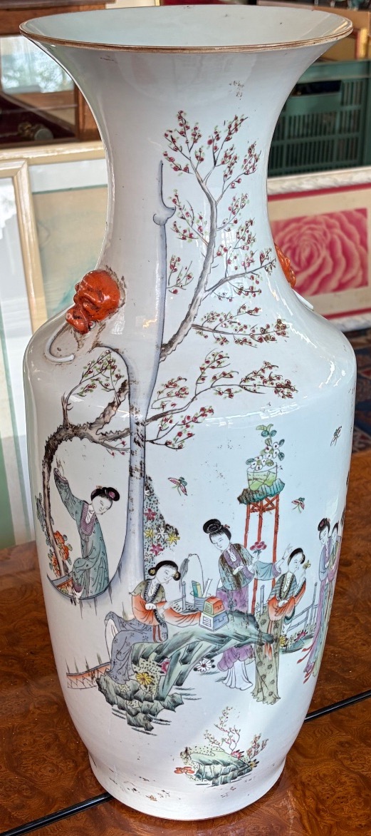 Vase en porcelaine - Chine fin du XIX ème siècle -photo-2