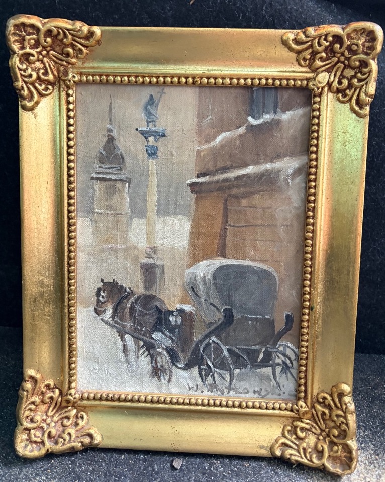 Wlodzimierz Rutkowski (1915–1992) — Oil On Panel, Signed Lower Right 