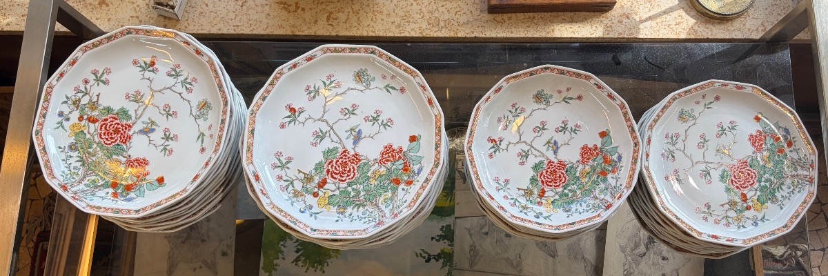 Bernardaud 53-piece Dinner Set, Hong Kong Model-photo-2