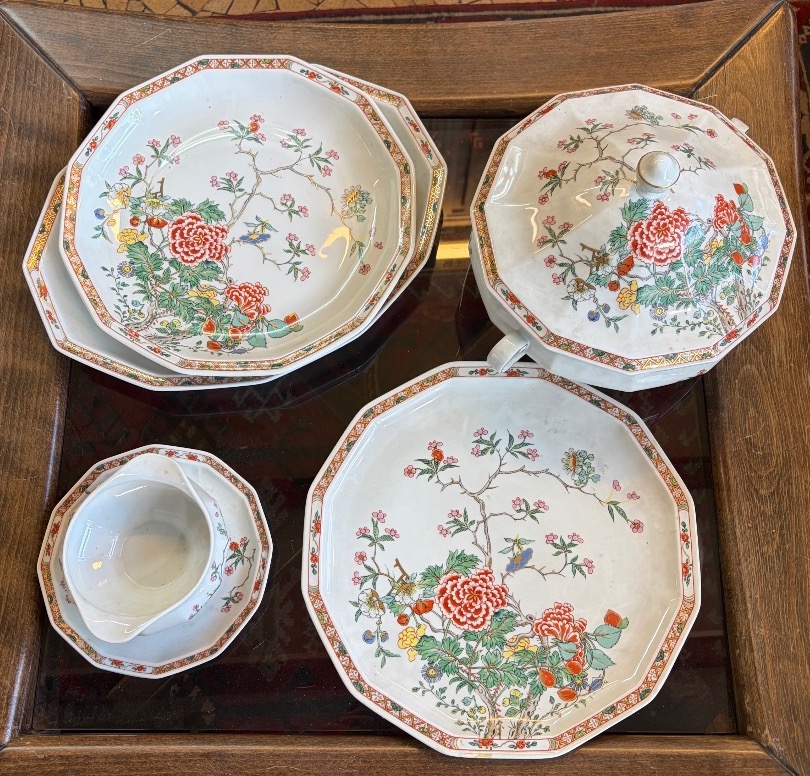 Bernardaud 53-piece Dinner Set, Hong Kong Model
