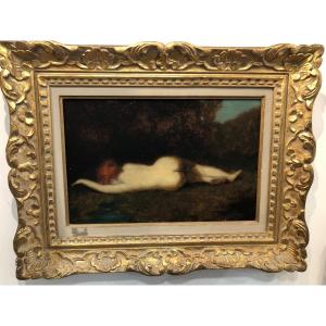 Oil On Canvas Attributed To Jean-jacques Henner