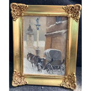 Wlodzimierz Rutkowski (1915–1992) — Oil On Panel, Signed Lower Right