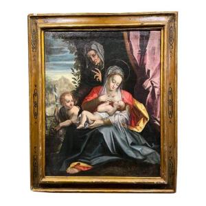 Sant'anna And Madonna With Baby Jesus