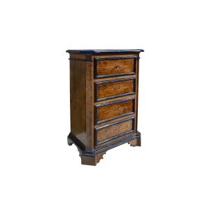 Chest Of Drawers In Walnut And Burr Walnut