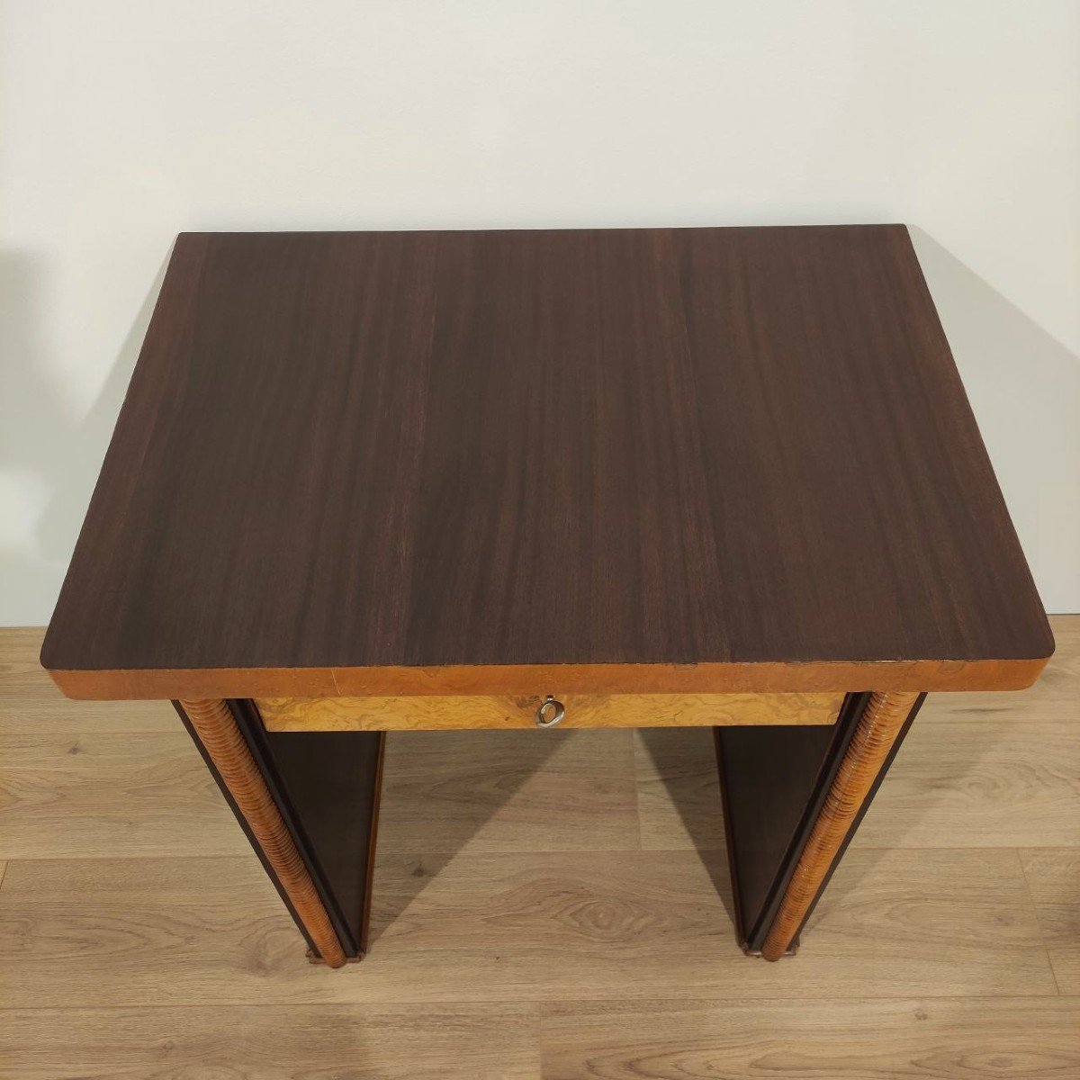 Table basse/bureau Art déco, Italie années 1930-photo-2