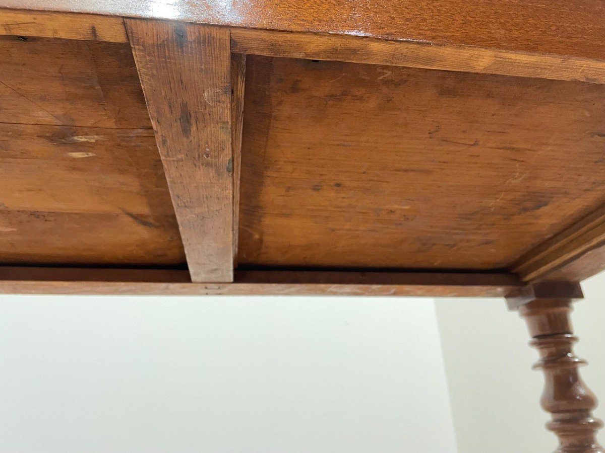 Bureau anglais victorien en bois d'acajou. 19e siècle-photo-4