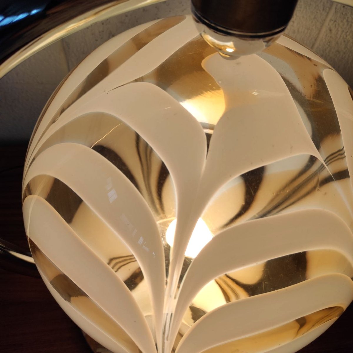 Lampe en verre Nason pour Mazzega, années 1970-photo-4