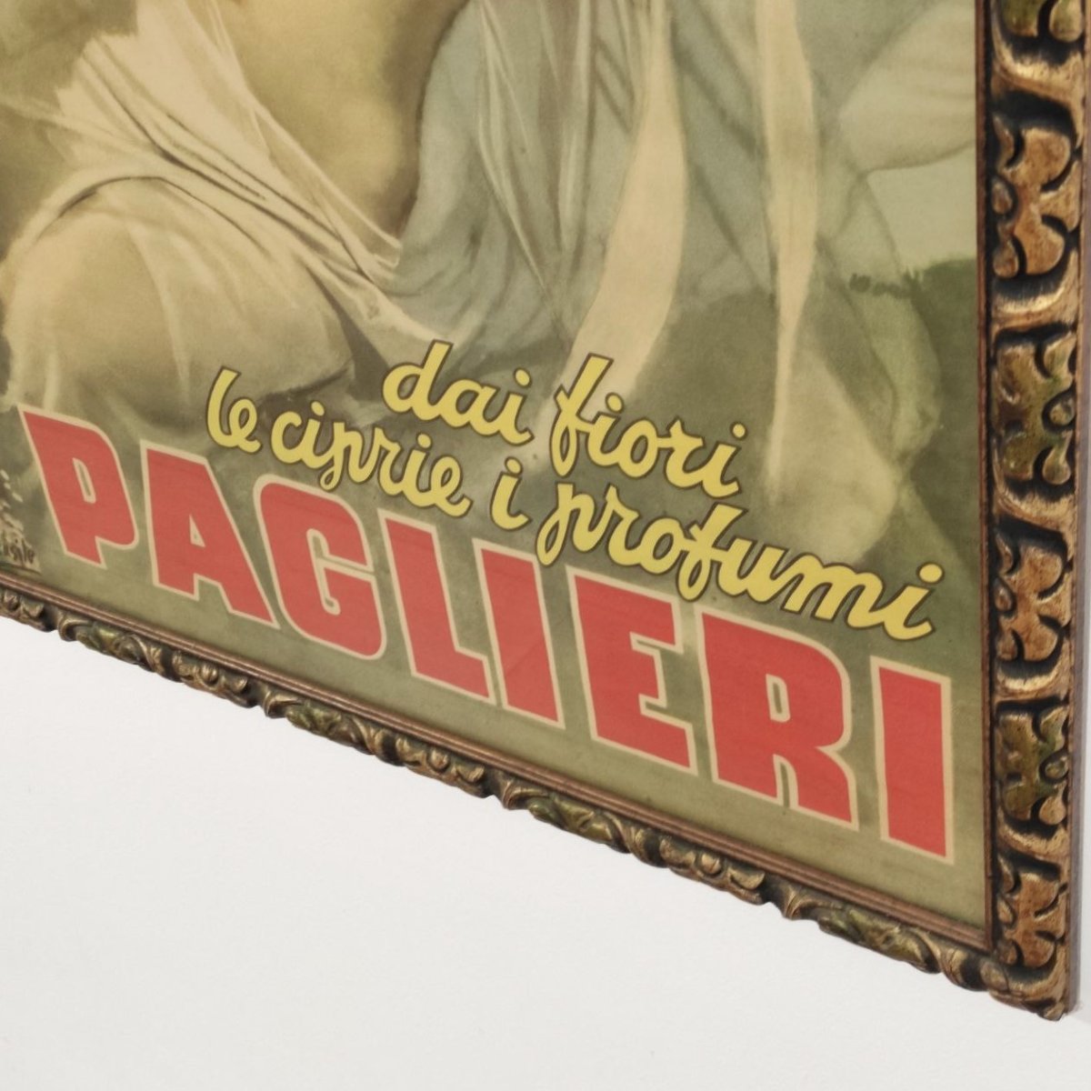 Paglieri Poster 'from Flowers To Powders To Perfumes', Gino Boccasile 1950 Ca.-photo-2