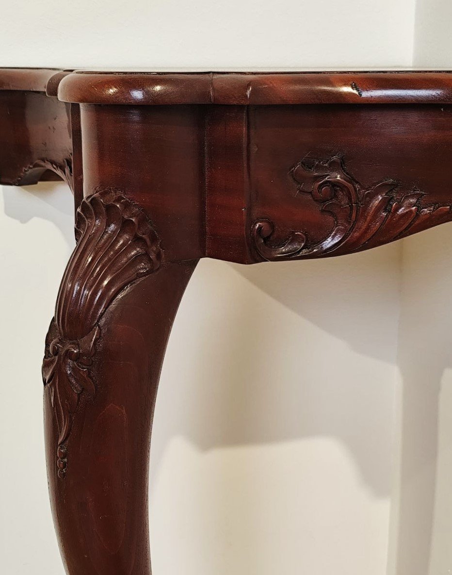 Console d'angle de style Régence anglaise, XXe siècle.-photo-1