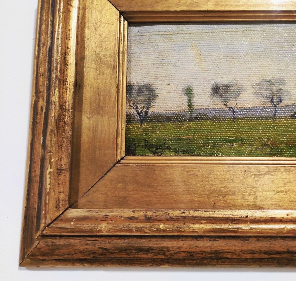 Giuseppe Raggio « Campagne romaine », milieu du XIXe siècle.-photo-1