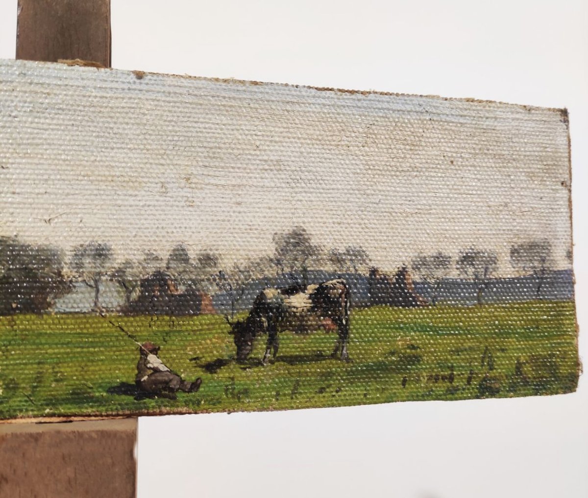 Giuseppe Raggio « Campagne romaine », milieu du XIXe siècle.-photo-3