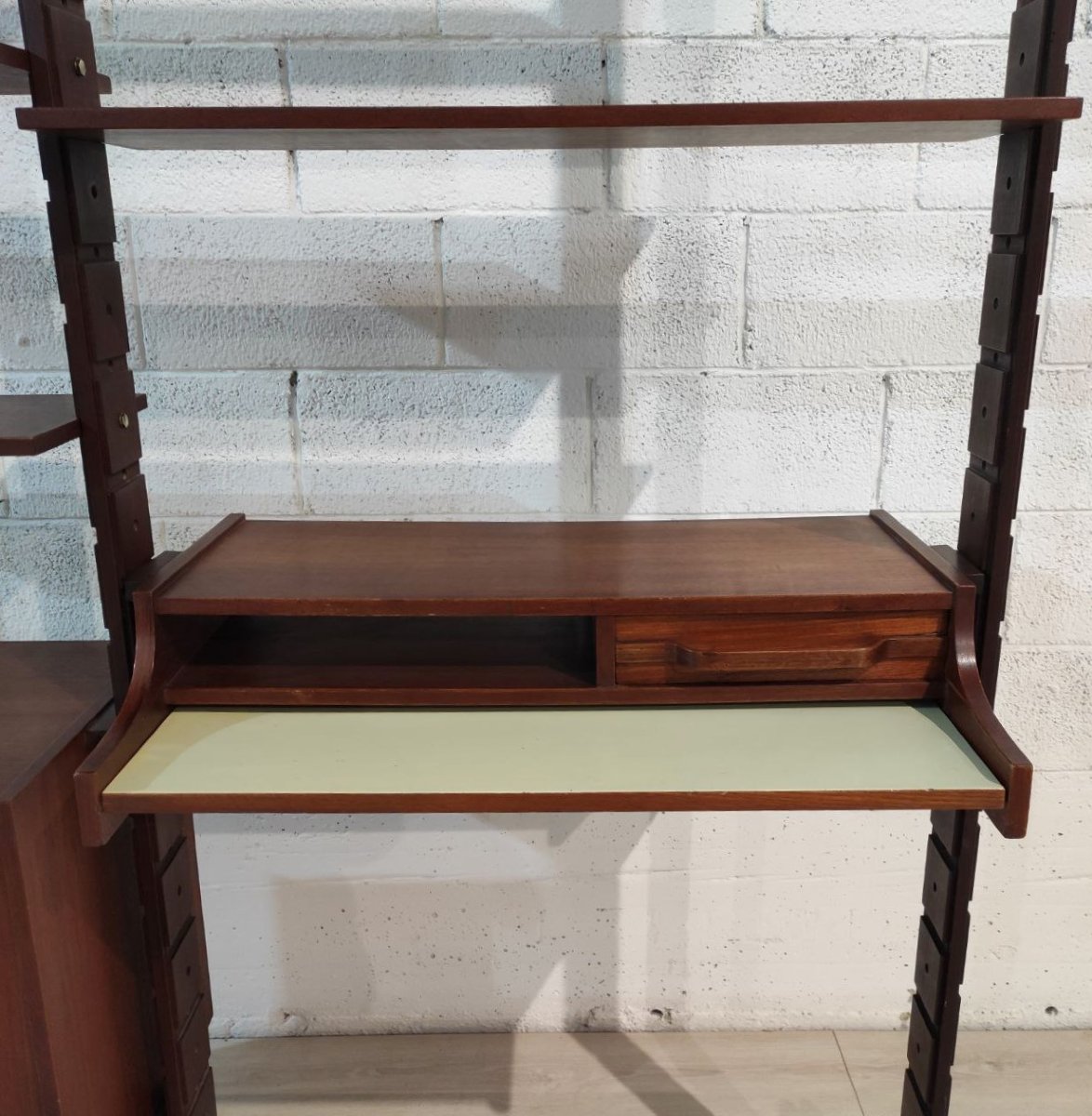 Modular Teak Bookcase, Italy, 1960s-photo-2