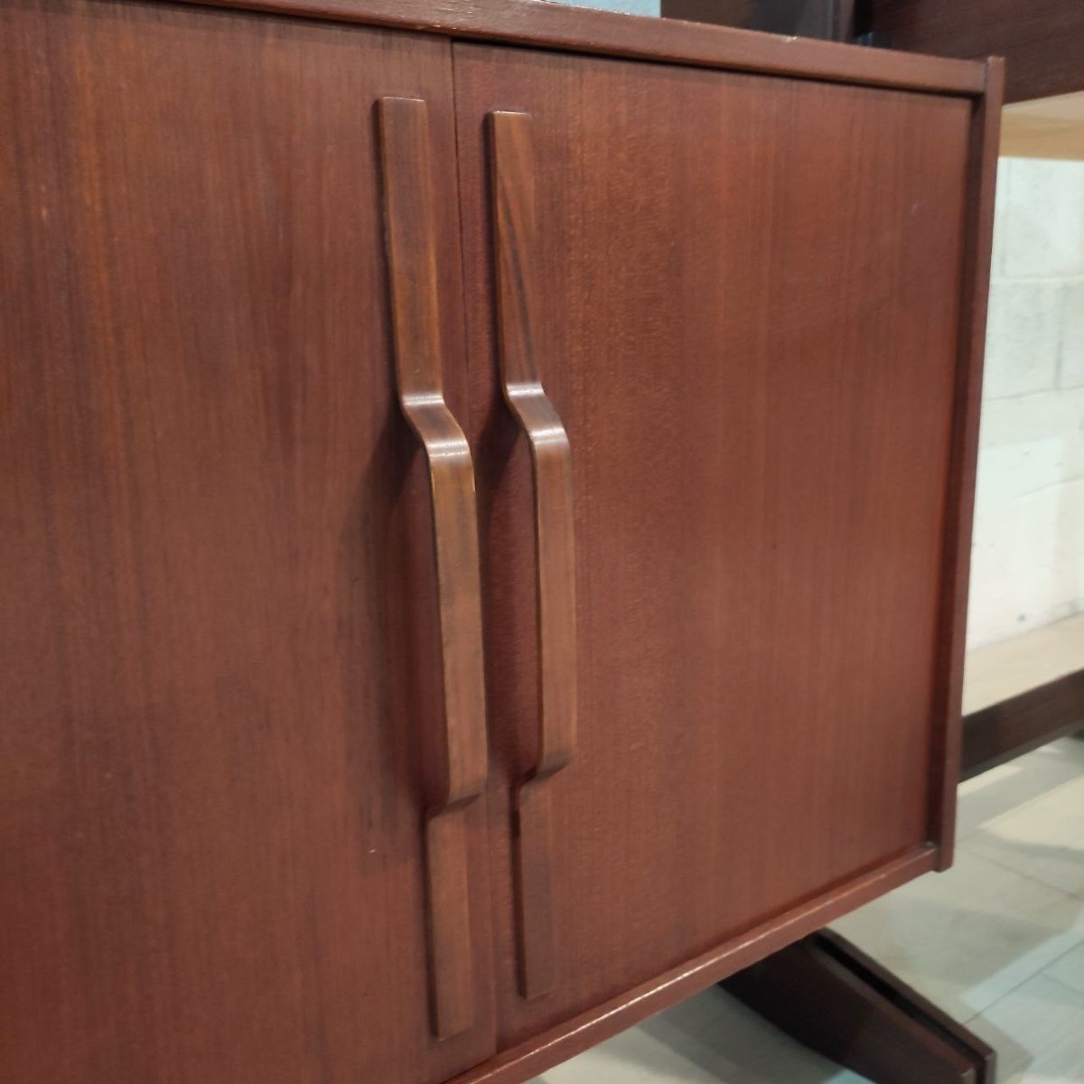 Modular Teak Bookcase, Italy, 1960s-photo-7