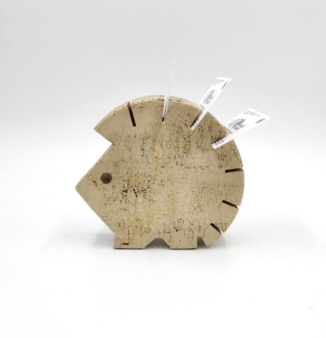 Fratelli Mannelli Travertine Writing Desk Set, 1970s-photo-4