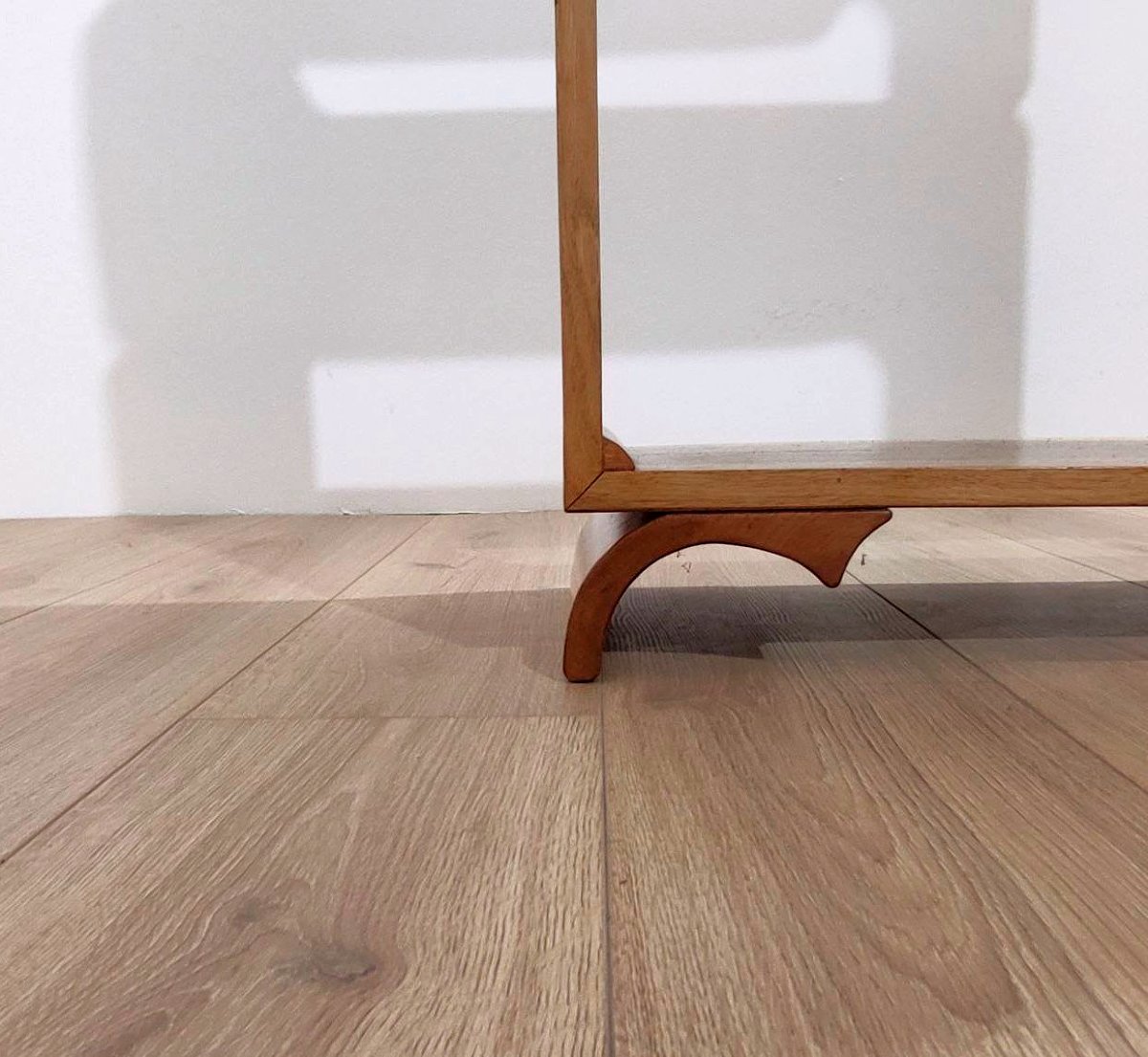 Open Bookcase In Walnut And Cherry, Italy, 1940s-photo-4
