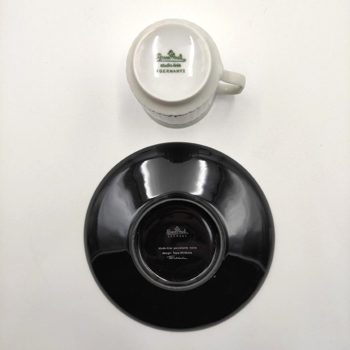 Service à café Rosenthal « Porcelaine Noire » pour 8 personnes, conçu par Tapio Wirkkala en 196-photo-4