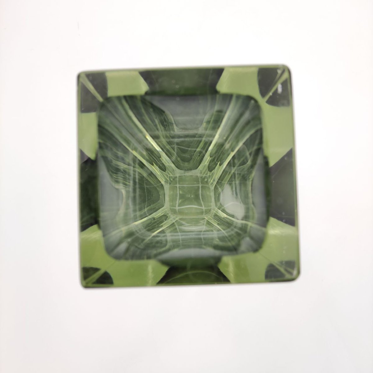 Grand vase en verre submergé transparent et gris, Murano, années 1960-photo-4