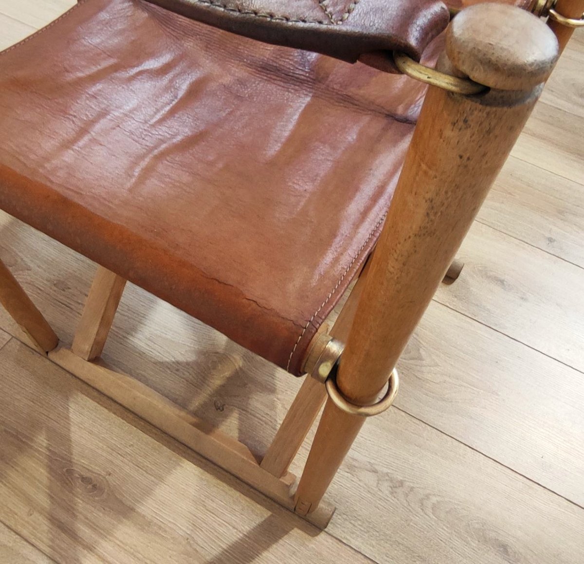 Paire de chaises pliantes conçues par Mogens Koch, années 1960-photo-7