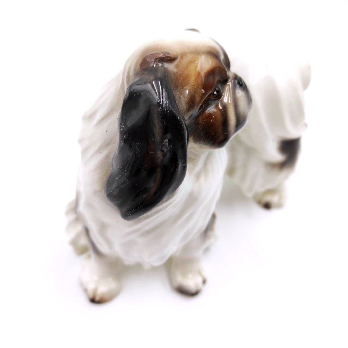 Goldscheider, Ceramic Pekingese Dog From The 1930s.-photo-3