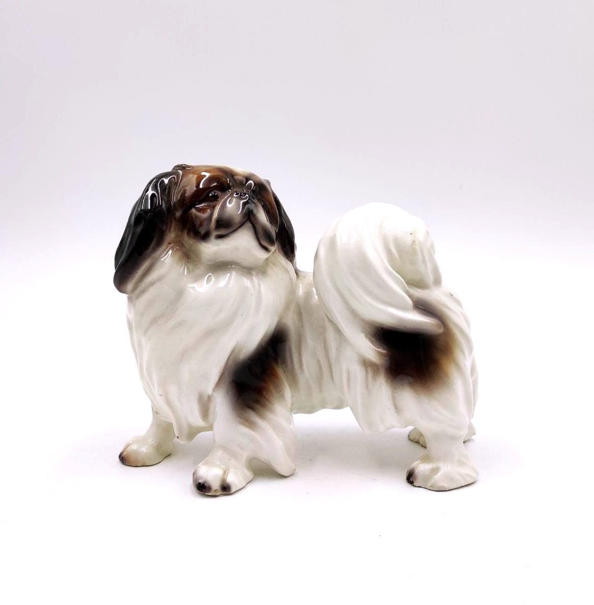 Goldscheider, Ceramic Pekingese Dog From The 1930s.