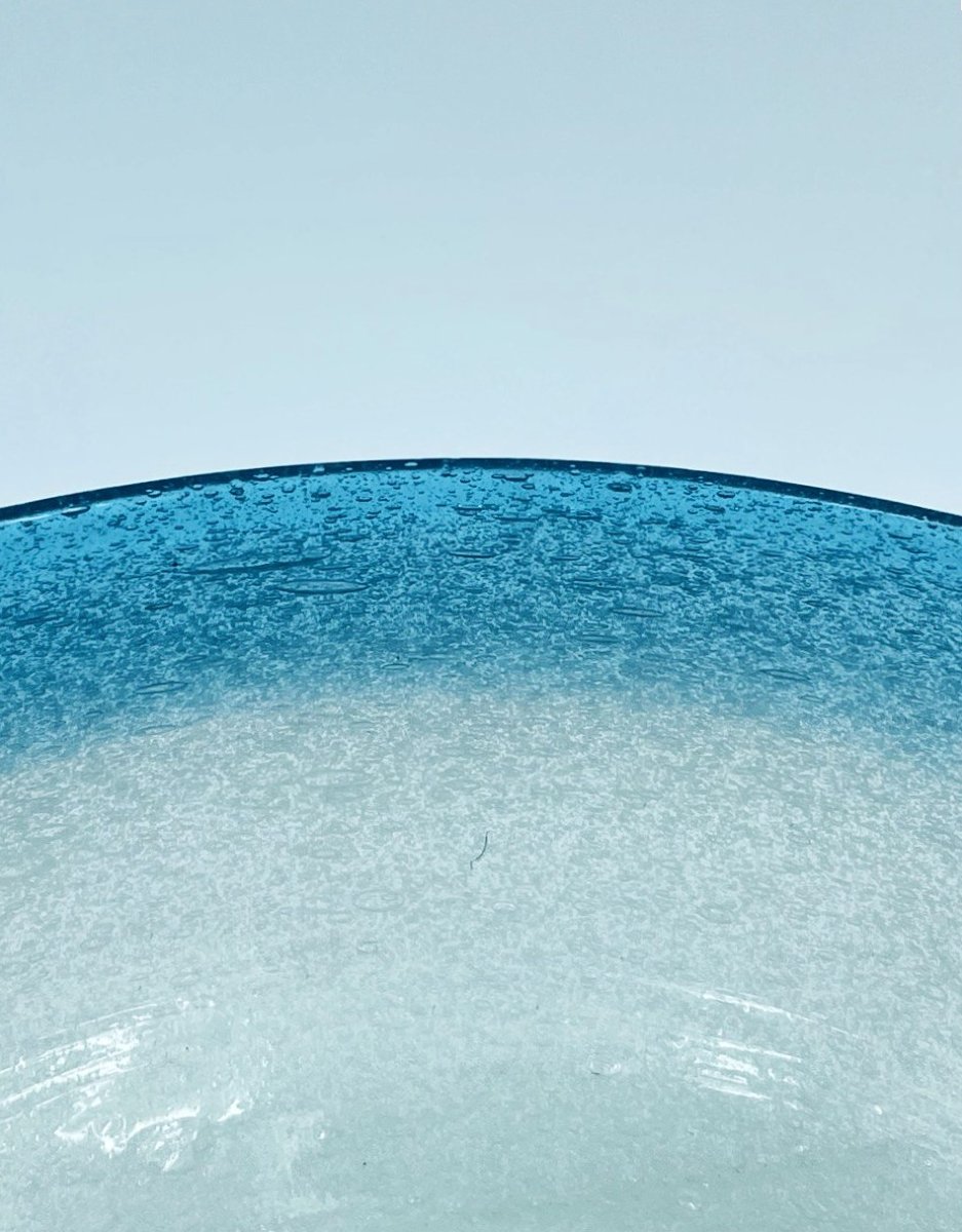 Murano, paire de bols en verre pulegoso-photo-3