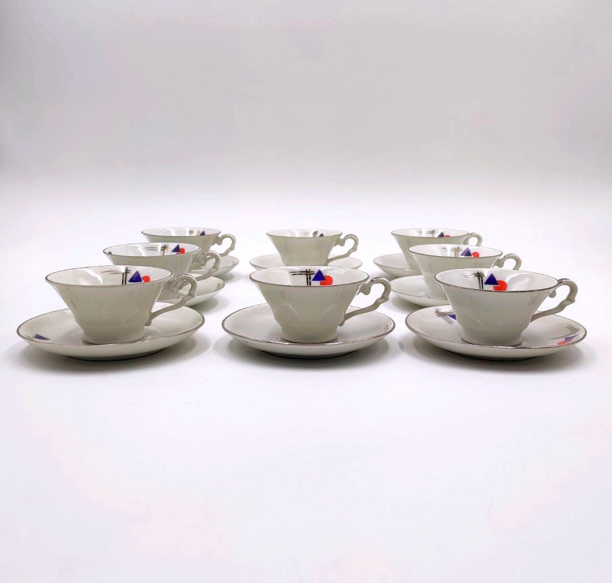 Service à café pour huit personnes, Richard Ginori 1938-photo-3