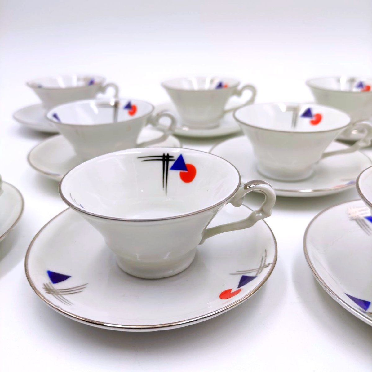 Service à café pour huit personnes, Richard Ginori 1938-photo-4