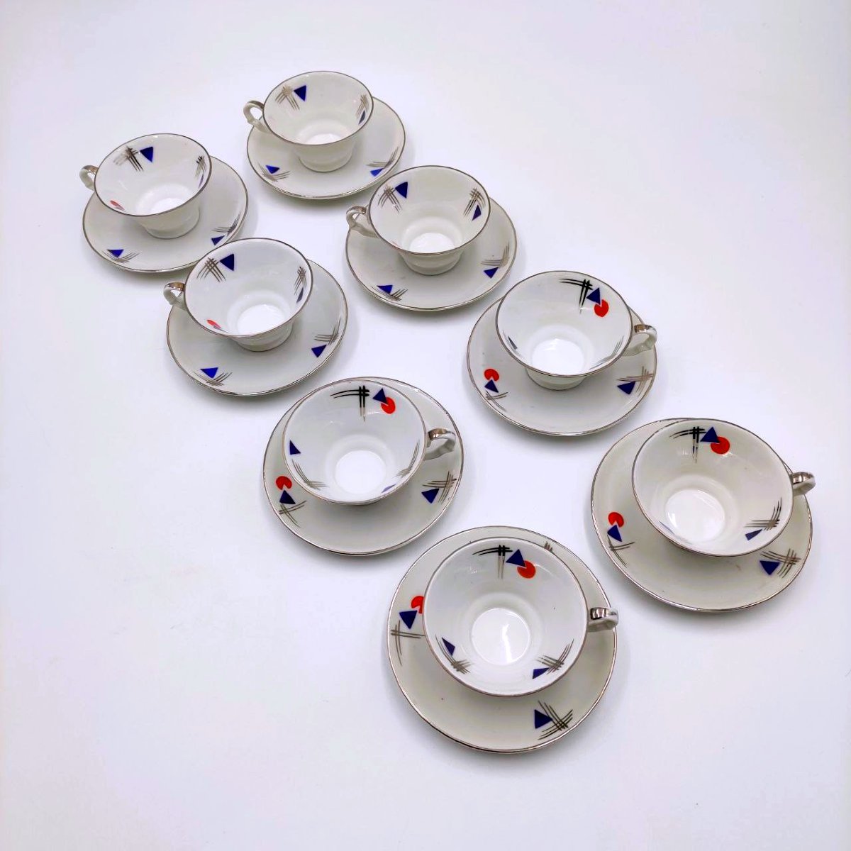 Service à café pour huit personnes, Richard Ginori 1938-photo-2