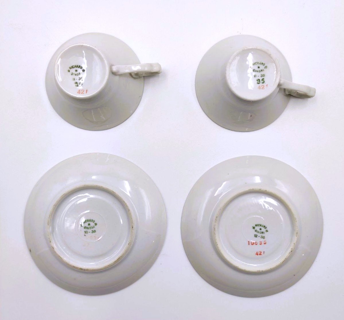 Service à café pour huit personnes, Richard Ginori 1938-photo-8