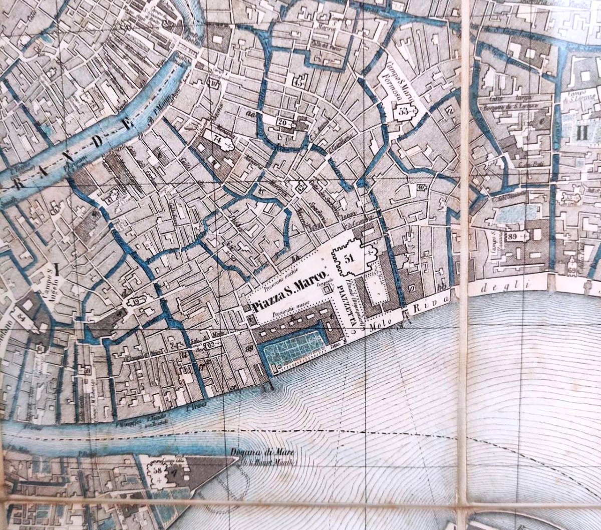 Carte touristique, « Nouveau plan de Venise », 1854-photo-3