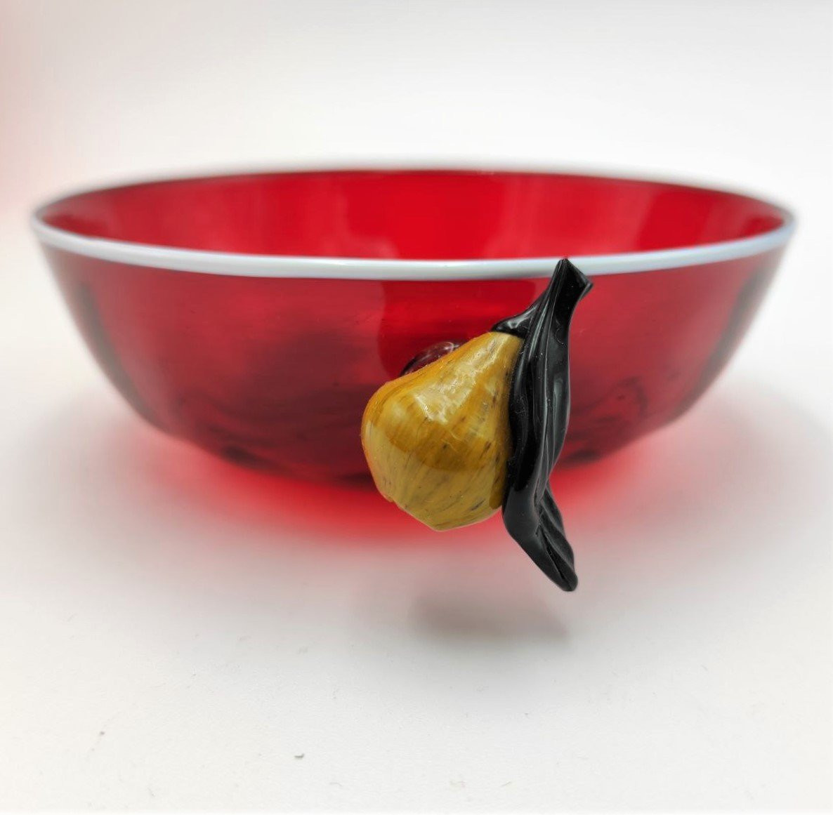 Barovier Murano, Dessert Set For 8 With A Large Bowl -photo-4