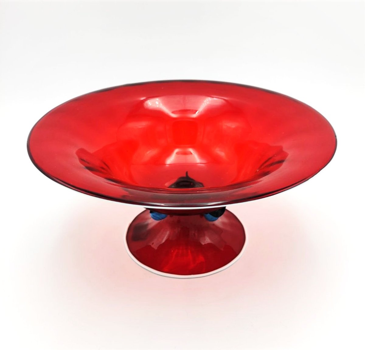 Barovier Murano, Dessert Set For 8 With A Large Bowl -photo-4