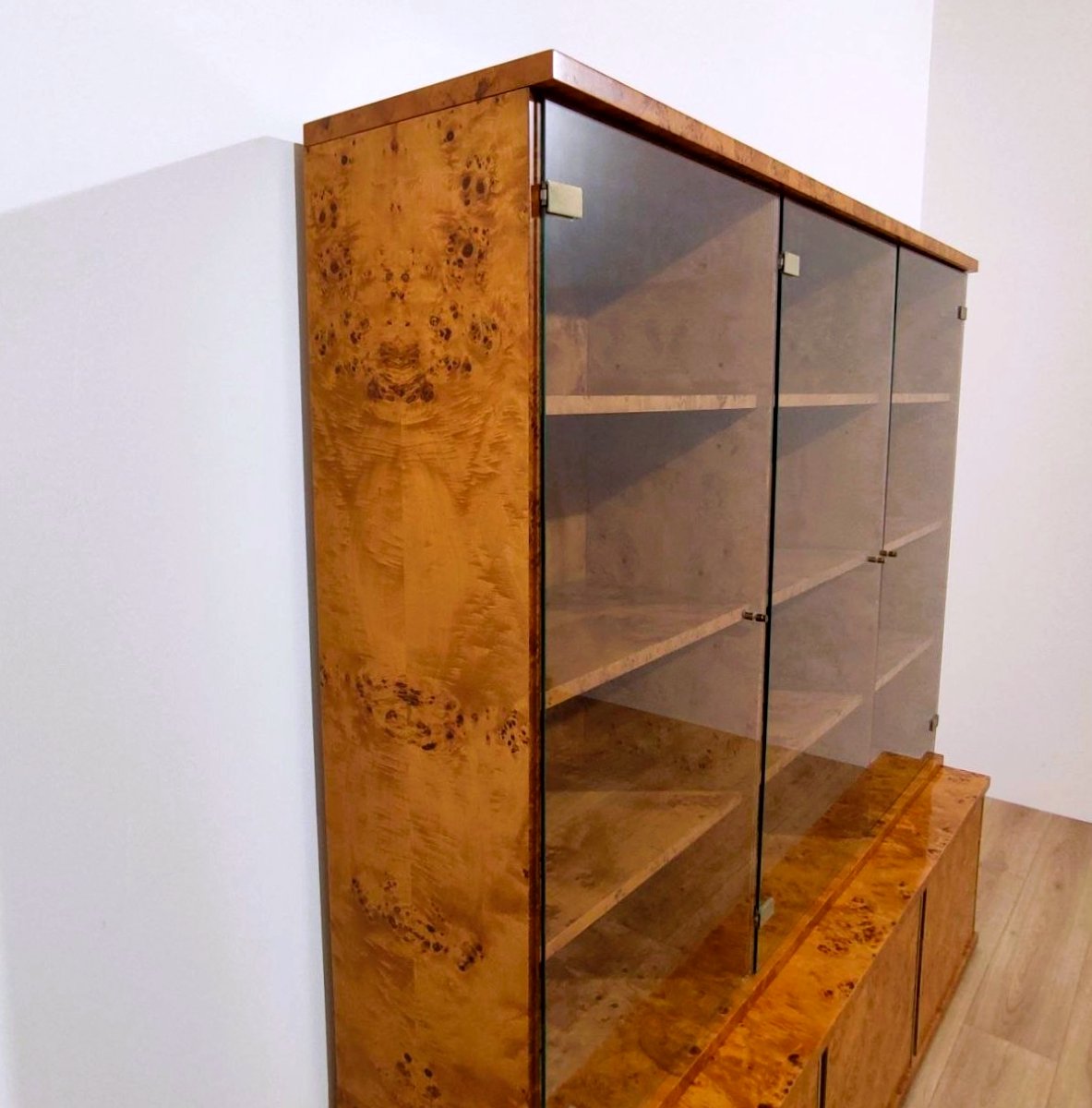 Arm Meda, 1970s Display Bookcase With Drawers-photo-4