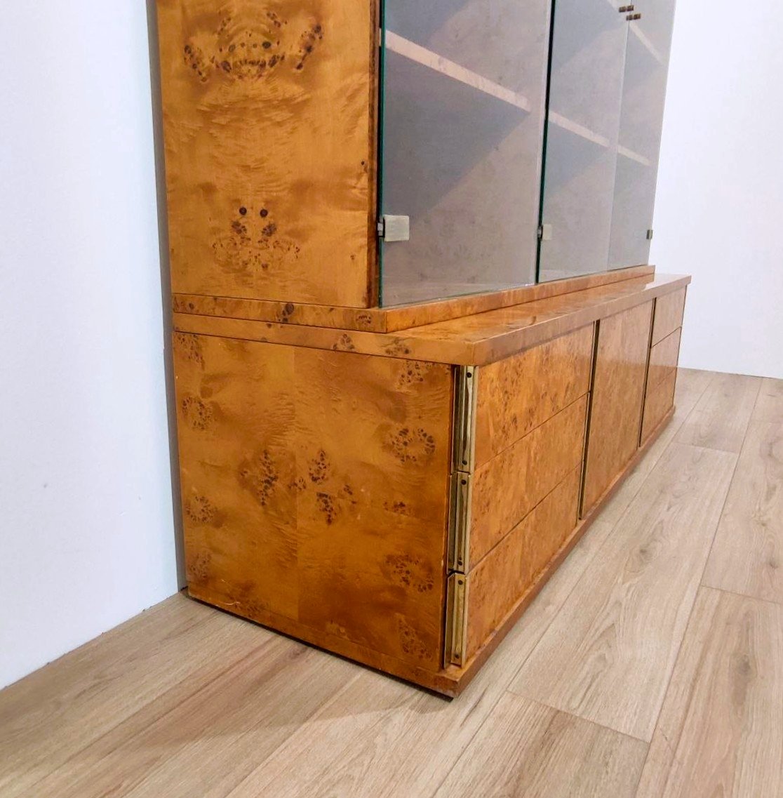 Arm Meda, 1970s Display Bookcase With Drawers-photo-1