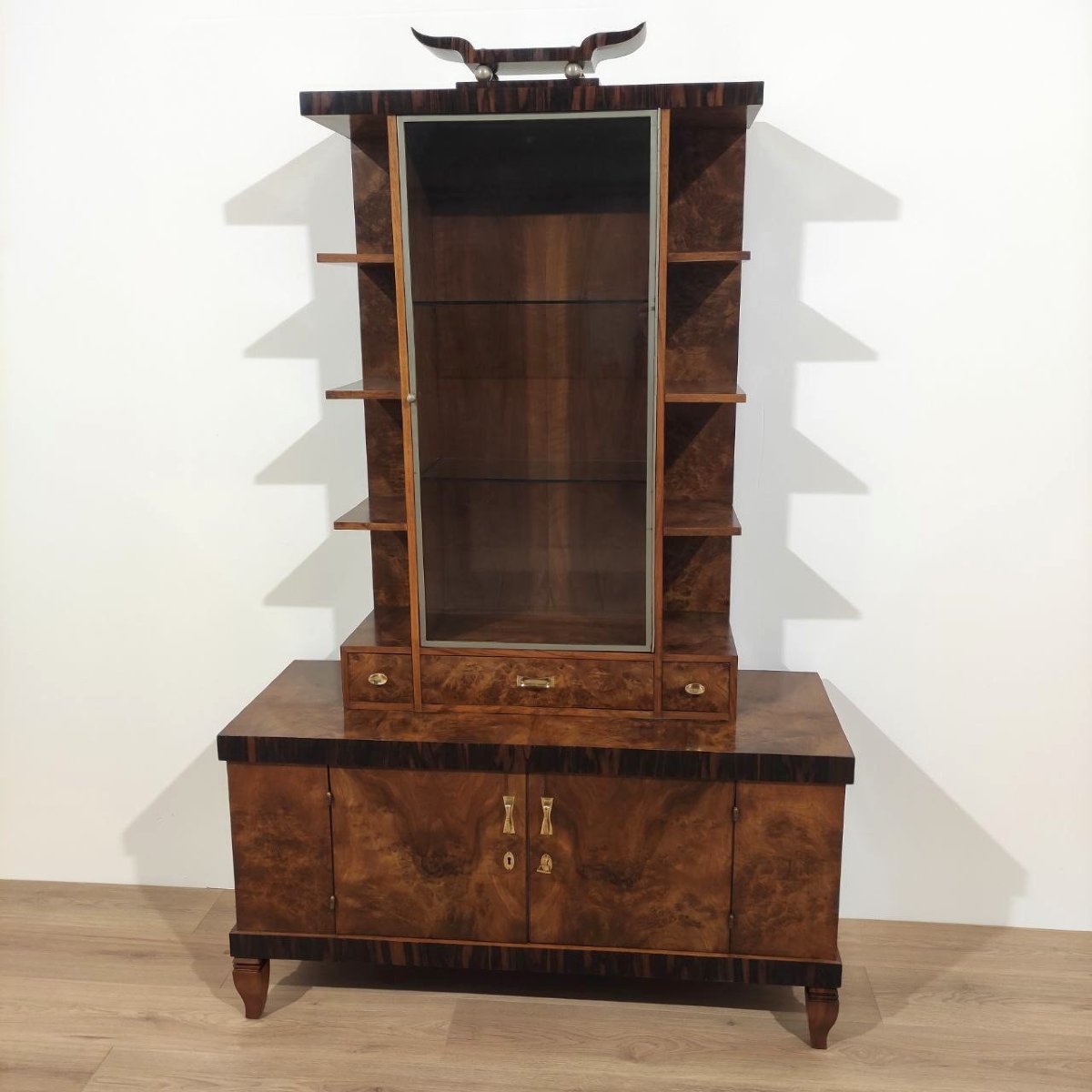 Italian Design Display Cabinet, 1940s/1950s-photo-2