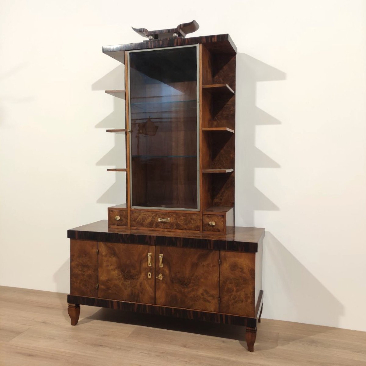 Italian Design Display Cabinet, 1940s/1950s-photo-1