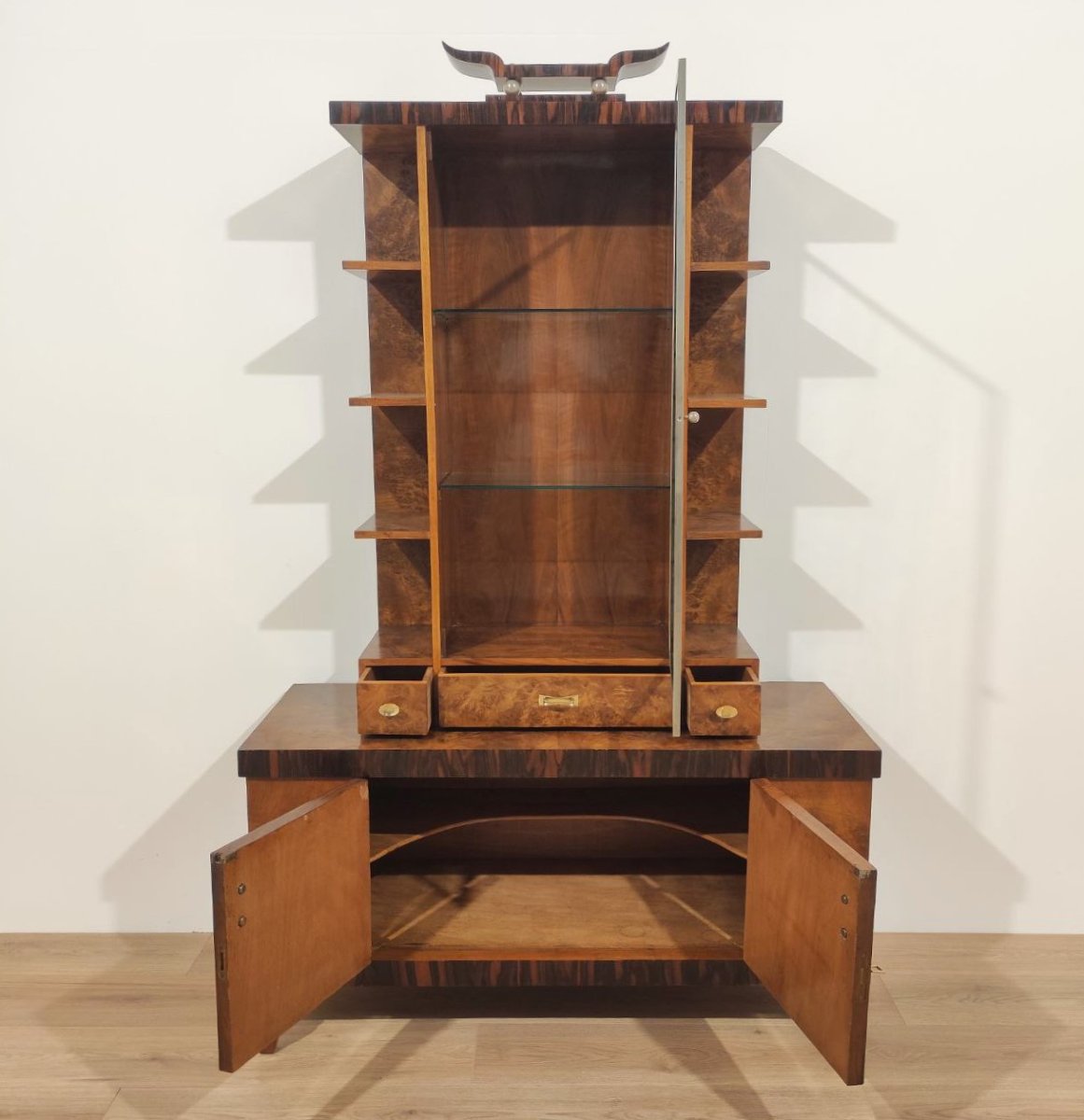 Italian Design Display Cabinet, 1940s/1950s-photo-2