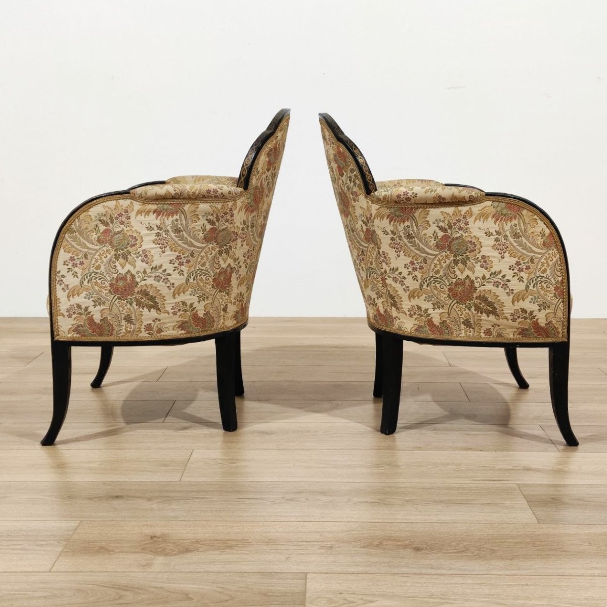 Paire de fauteuils Art déco, Italie, années 1930-photo-1