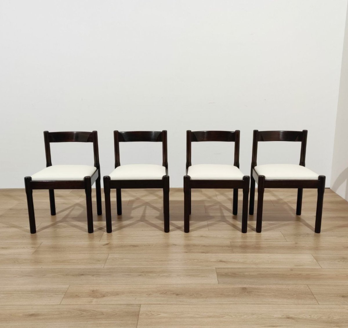 Set Of 4 Cassina Chairs By Vico Magistretti, 1960s